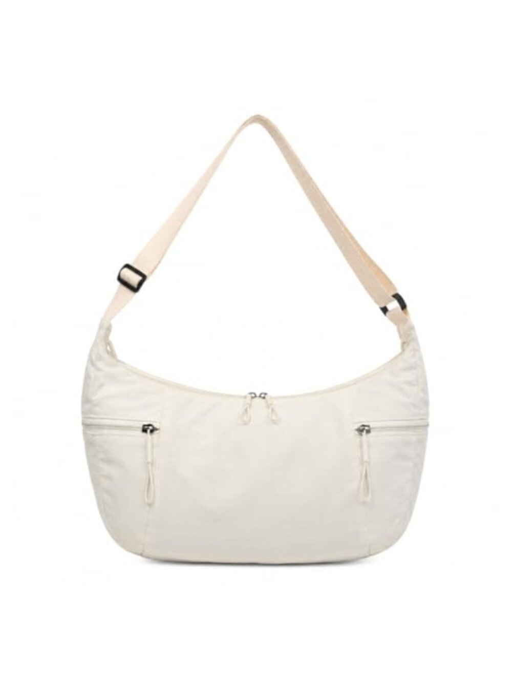 Nylon Crescent Crossbody Bag Lightweight Adjustable Strap Sling Purse